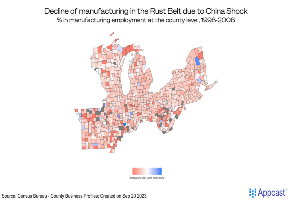 What is outlet the rust belt